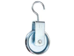 CARRUCOLA CON GANCIO RUOTA IN ACCIAIO INOX- - ø mm.30 - 5 pezzi