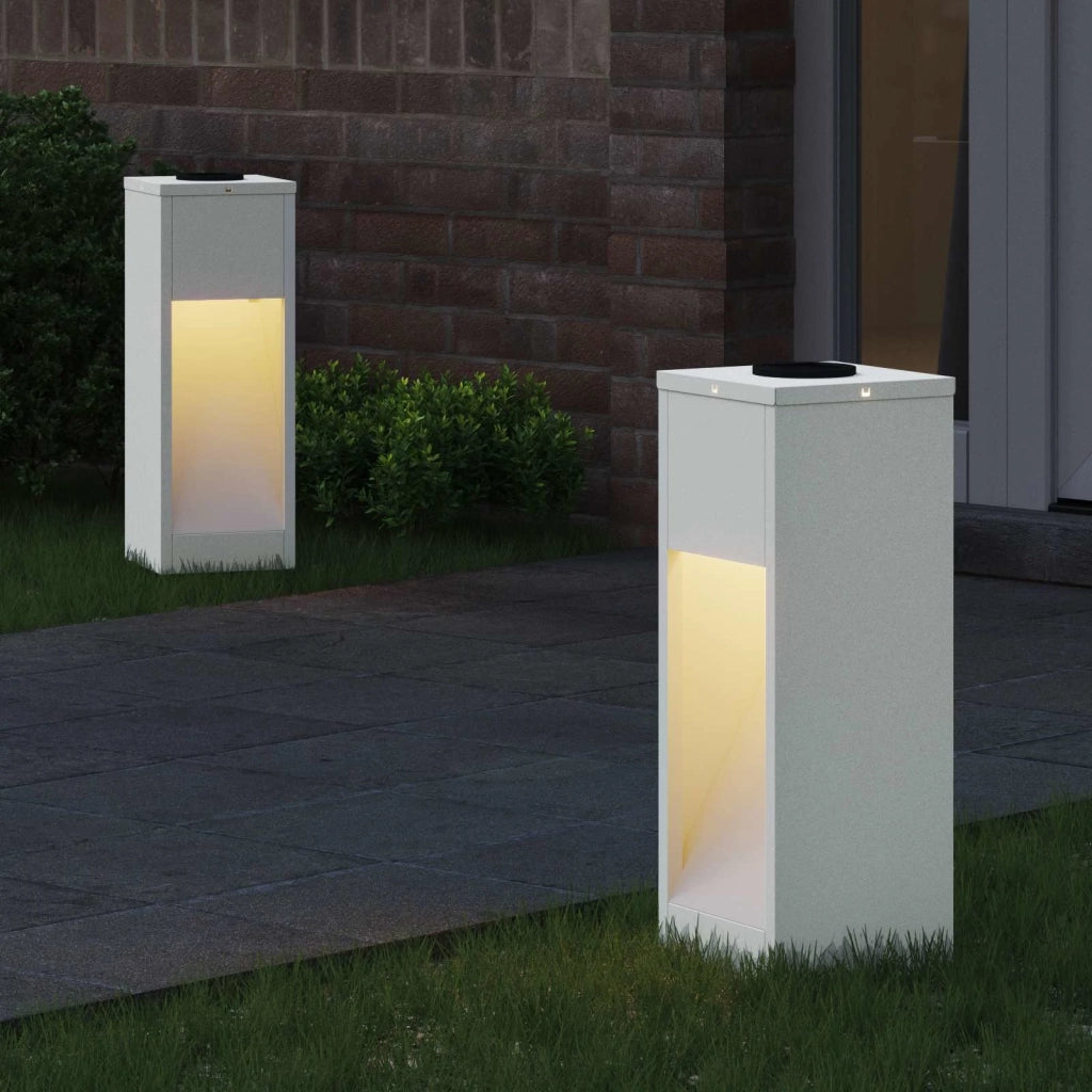 Lucina LED Solare da Percorso 2 pz Bianco CFW2925880