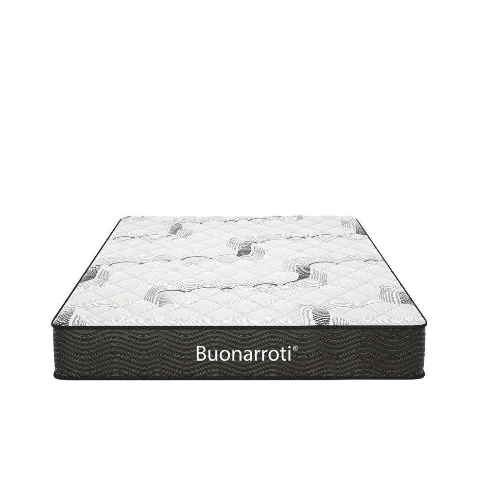Materasso una piazza e mezza Tarico 120x190x22.3 H cm. con molle insacchettate e strato in memory foam