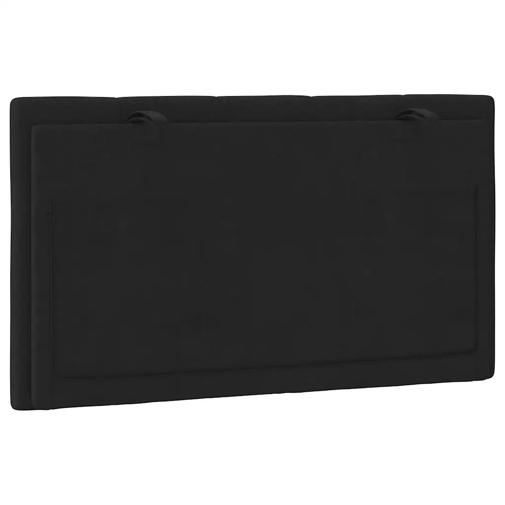 Cuscino Testiera-Cuscino per Testiera Hanko Nero 80 cm in Velluto