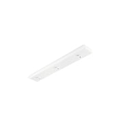 Rosone Multicavo 3 Fori In Metallo Bianco Opaco L60Cm