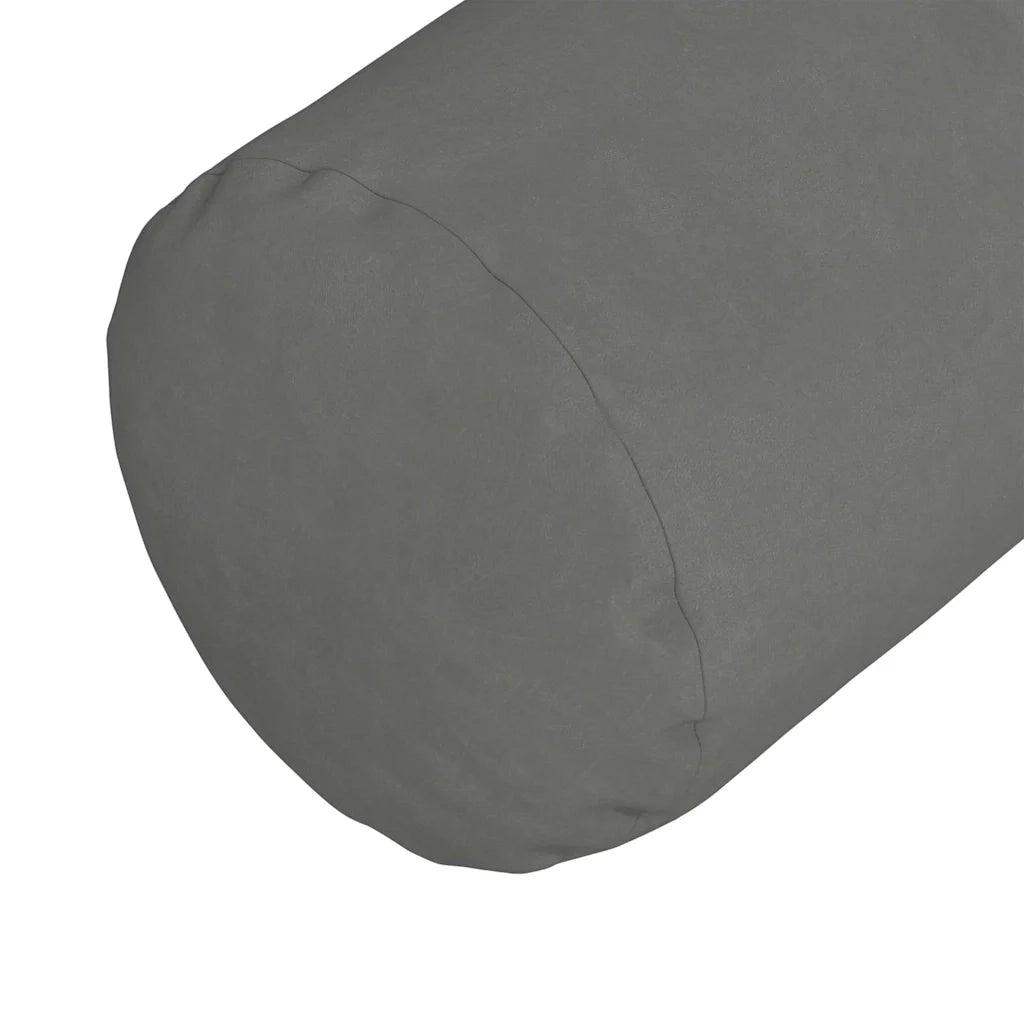 Cuscini a rullo 2 pcs Grigio scuro Ø 25 x 70 cm 42014342