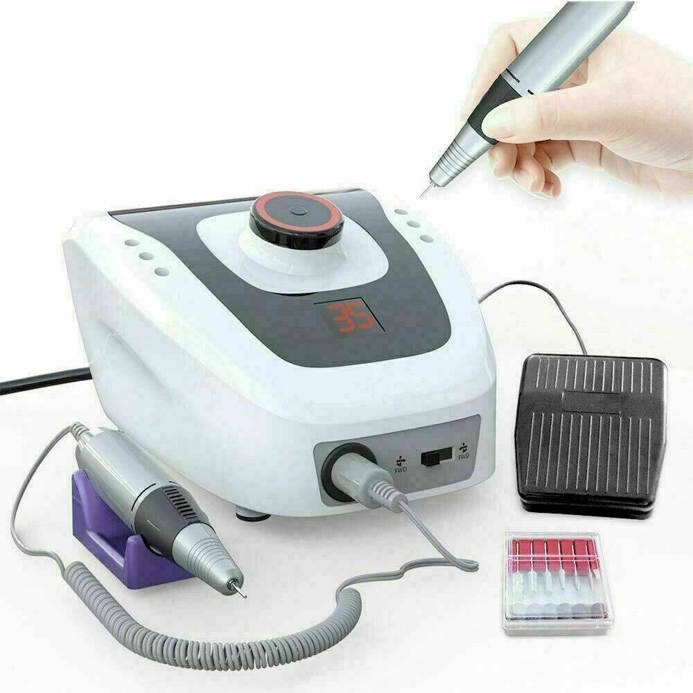 Trade Shop - Fresa Per Unghie Professionale 35000 Giri Ricostruzione Manicure Pedicure Nail -