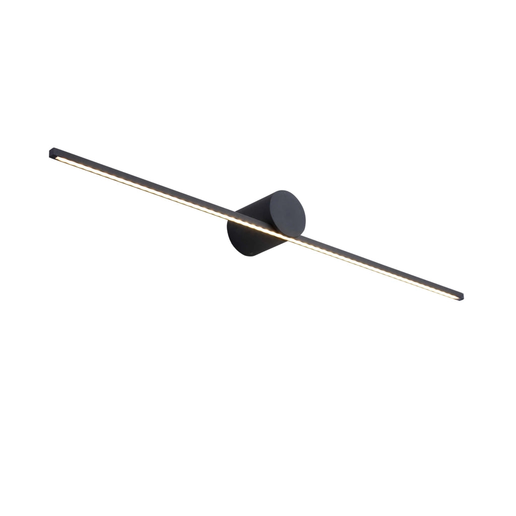 Applique Modern Slim L nera LED 8W 3000K IP44 Light Prestige