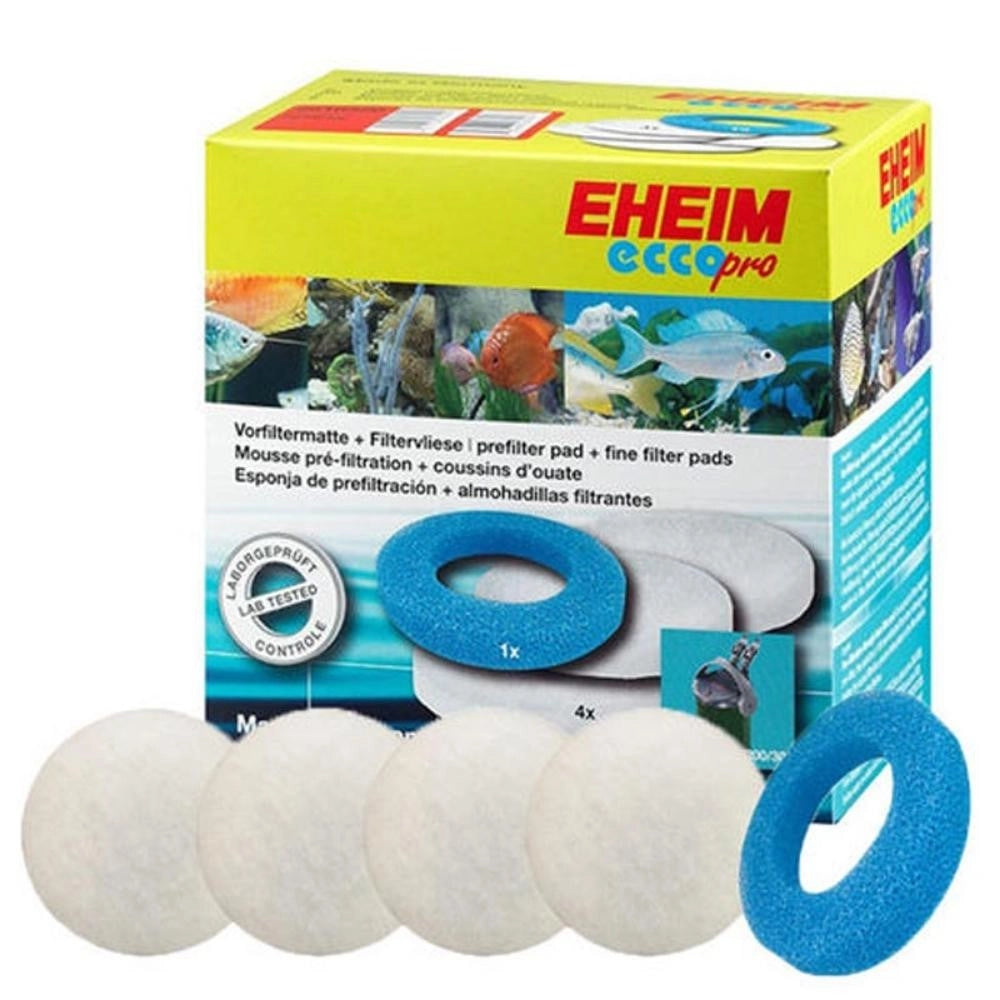 EHEIM 2616320 Ricambio Spugne per Filtri EccoPro 2032/2034/2036 (quattro bianche una blu)