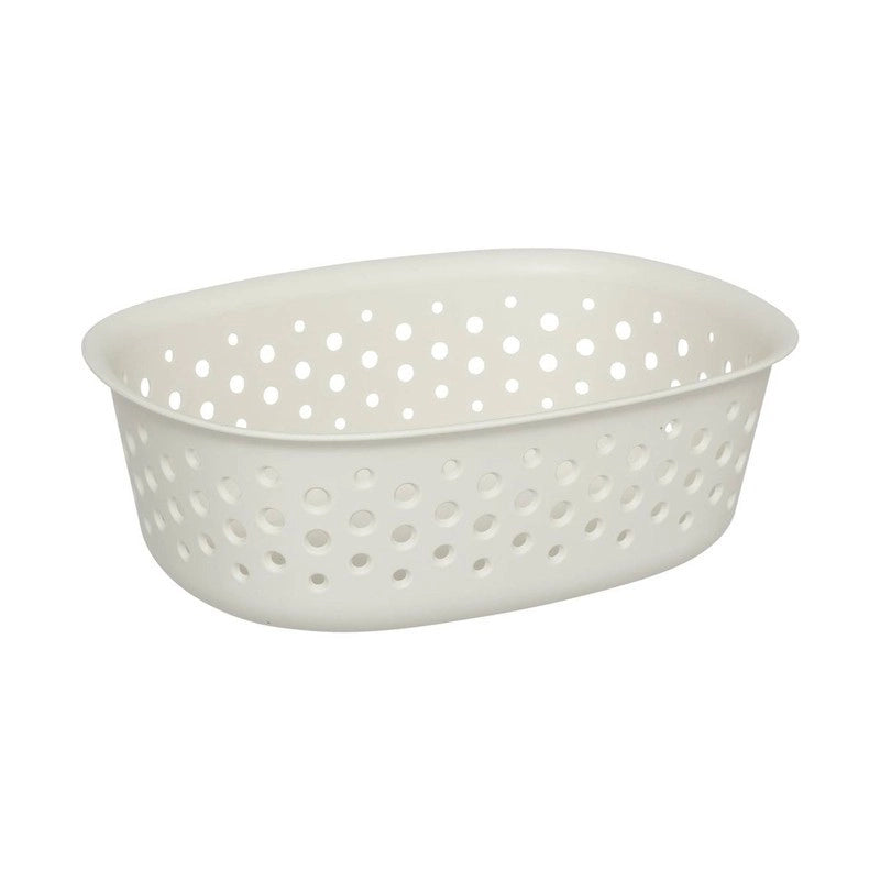 Cestino multiuso in plastica Tila 0,8 L crema