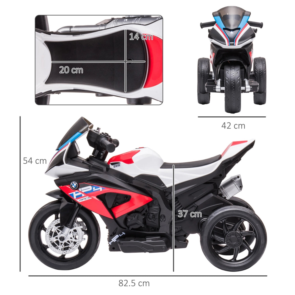 Moto Bambini BMW HP4 ¨C zephmum ¨C Rosso, PP e Metallo, 82.5x42x54 cm