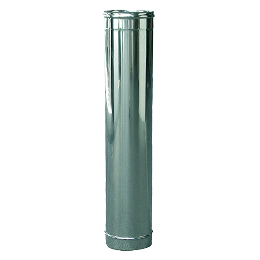 Tubo doppia parete 25x30 cm in acciaio inox