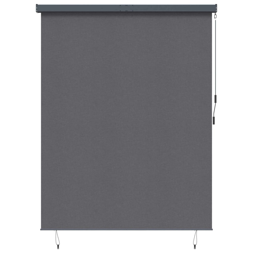 Tenda a rullo Rigato Antracite 200 x 250 cm Tessuto e Alluminio 362090