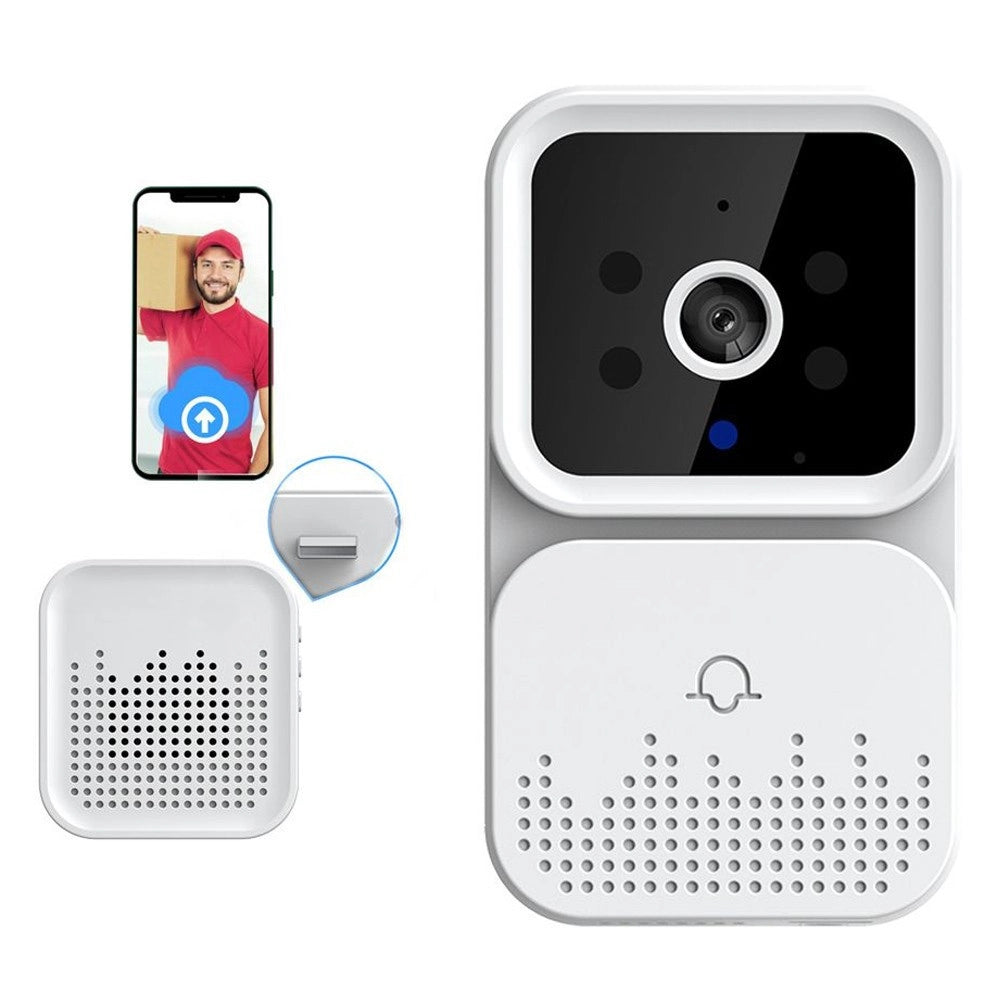 Trade Shop - Campanello Video Hd Visione Notturna Wireless Citofono Videocitofono Smart -