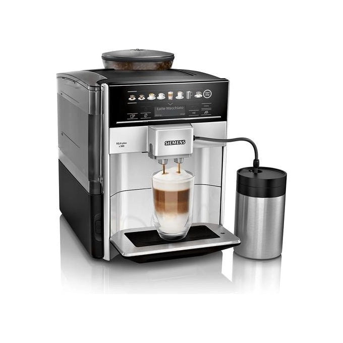 Siemens TE653M11RW EQ.6 Macchina da caffe' Automatica 1,7 L 15 bar 1500 W Display Touch LCD Cappuccinatore colore Argento
