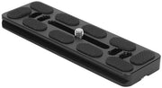 Platina di collegamento rapido in alluminio 120 mm - accessorio per fotocamera - viti 1/4 pollice - beugola Arca - leggero - nuovo - piastra per fotocamera