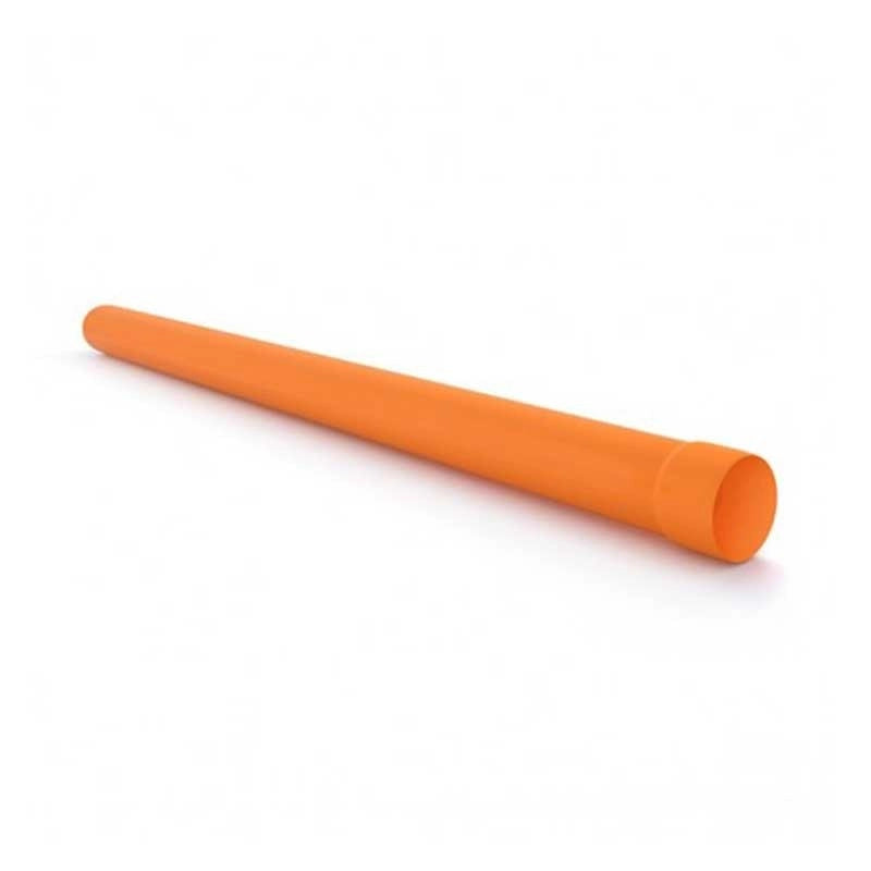Tubo in pvc arancio : Diametro - 80, Metri Lineari - 2 metri