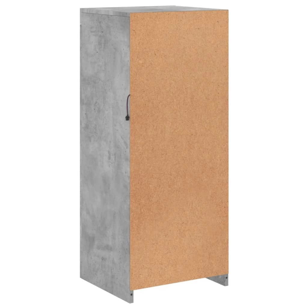 Buffet credenza cassettiera armadio mobile contenitore organizer per cucina soggiorno salotto con luci LED 41 x 37 x 100 cm grigio 02_0029998