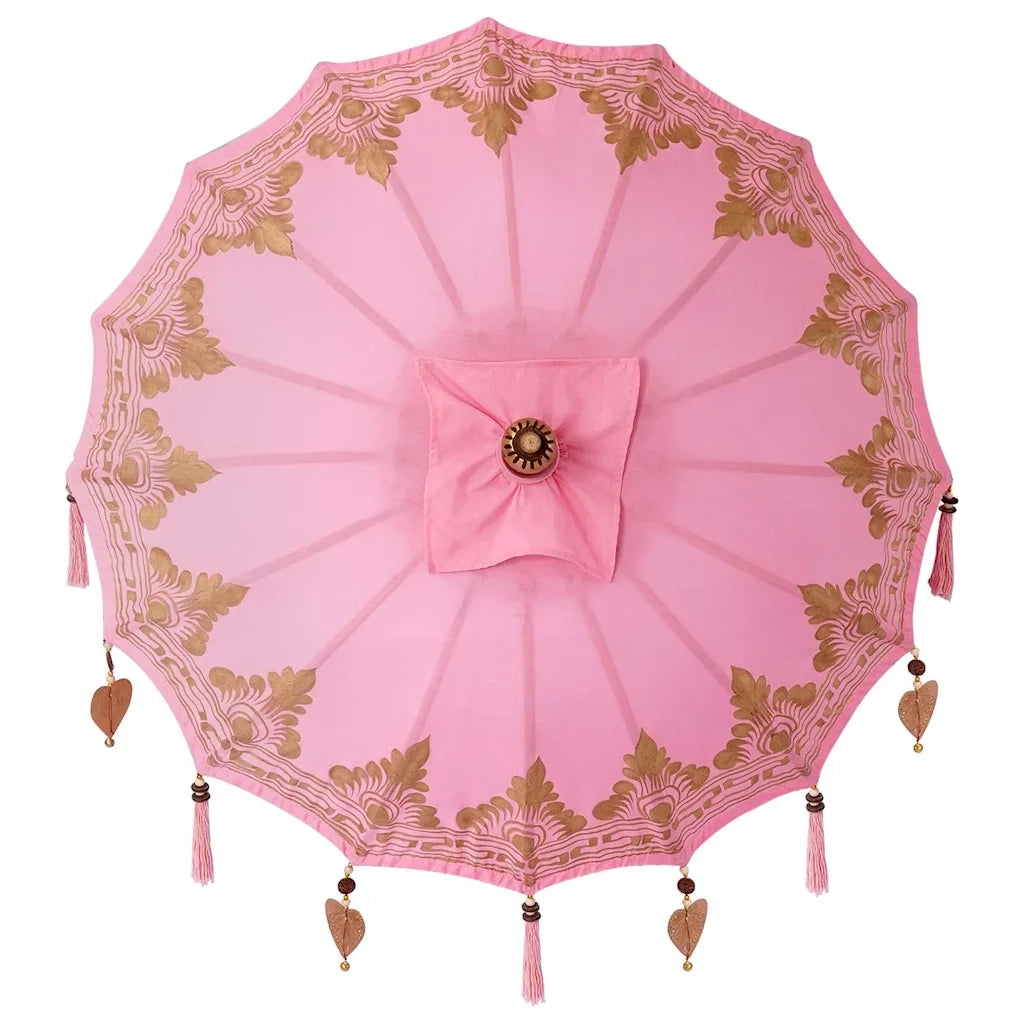 Ombrello balinese con base Rosa 95 x 95 x 260 cm 3356917
