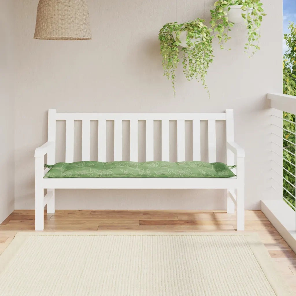 Cuscino per Panca-Cuscini per panchina a Foglie 150x50x7 cm in Tessuto Oxford 304340