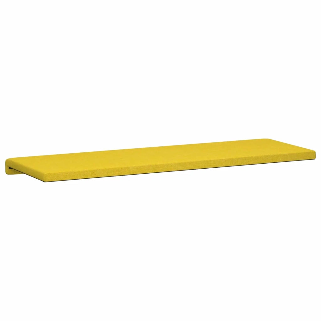 Cuscino per panchina Tessuto Giallo Chiaro Profondità 35 cm 42043325