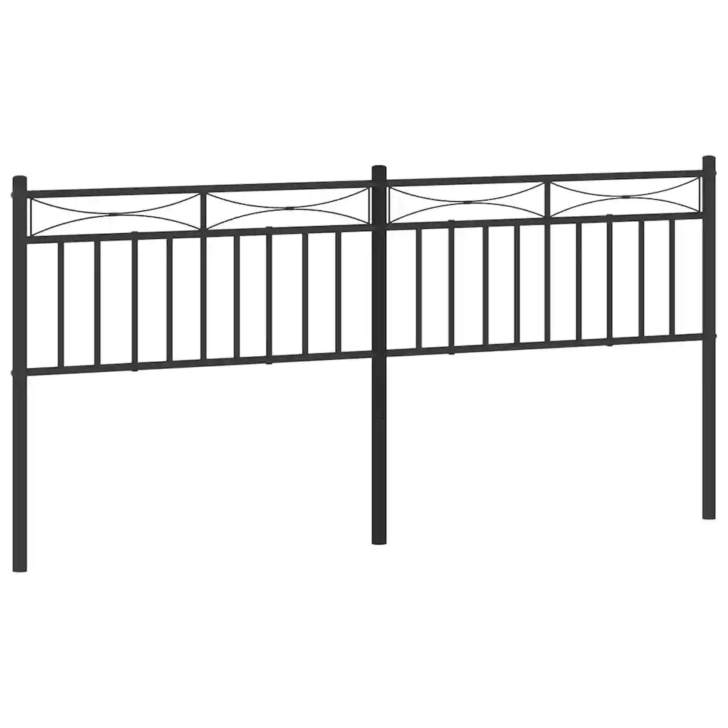 Testiera di Ricambio in Metallo Nero 180 cm 373727