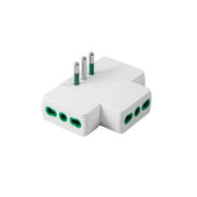 FME 87225RM ADATTATORE PIATTO 10A 3PR BIP C/LIMIT. BCO