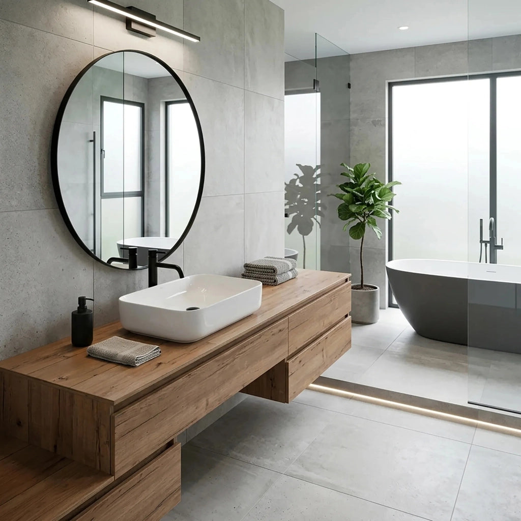 Lavabo Da Appoggio Rea Demi Slim
