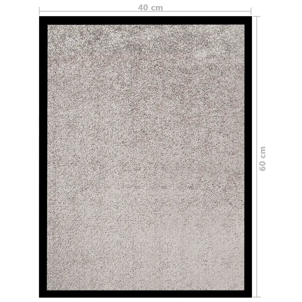 Zerbino | Tappetino Grigio 40x60 cm