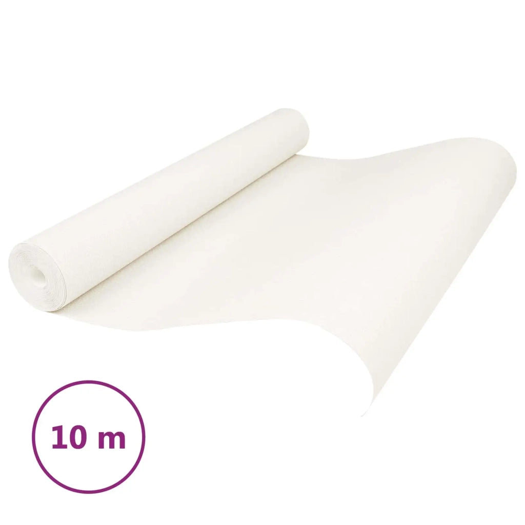 Carta da parati Solida 3D Rigato Bianco Crema 10 x 0,53 m CFW3169570