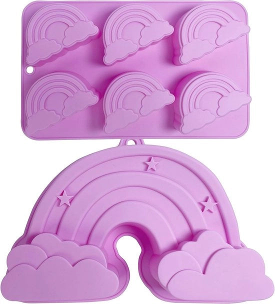 Forme per Torta in Silicone - 2 Pezzi per Torte e Desserti