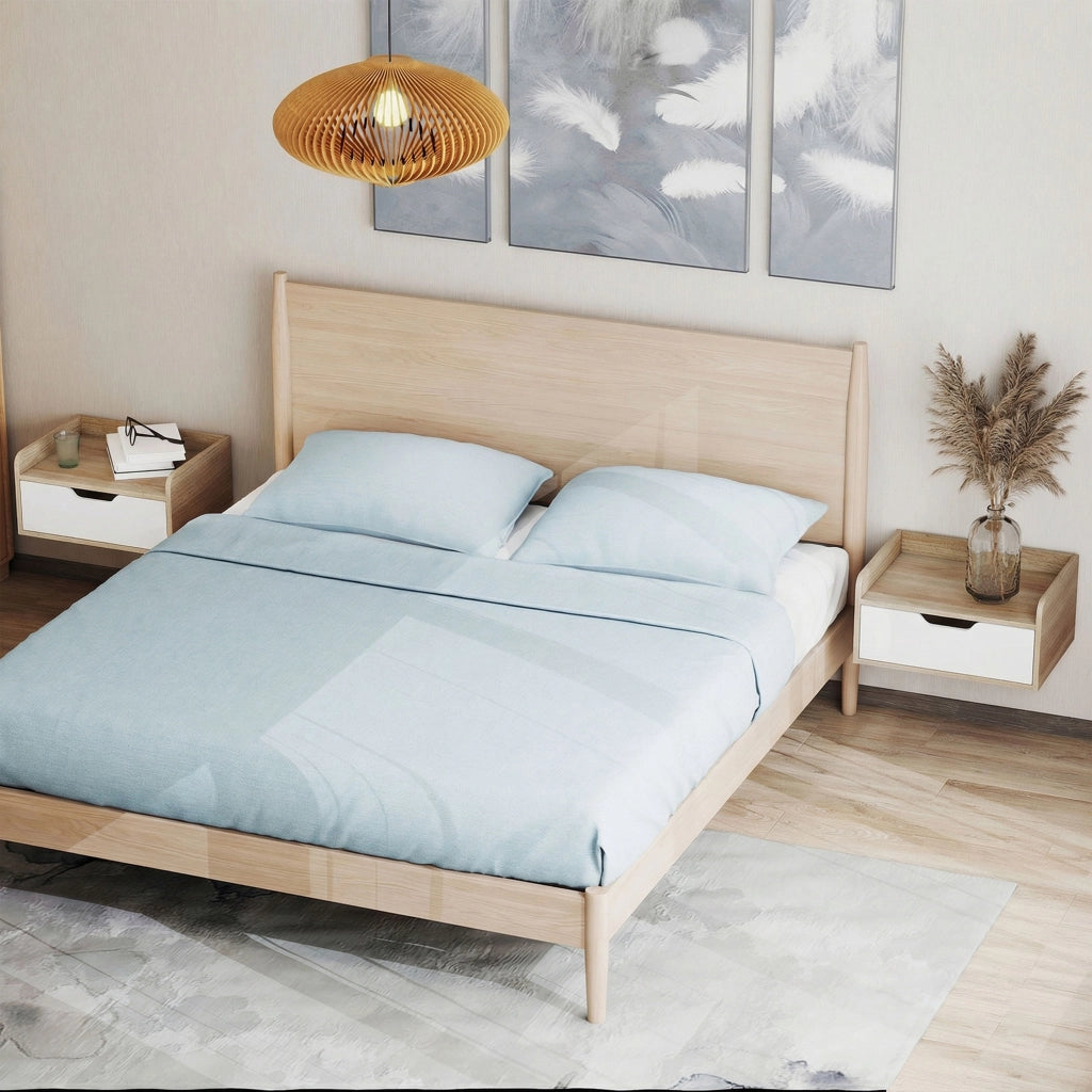 Comodini ¨C Minimal ¨C Legno Naturale 40x30x19,5cm