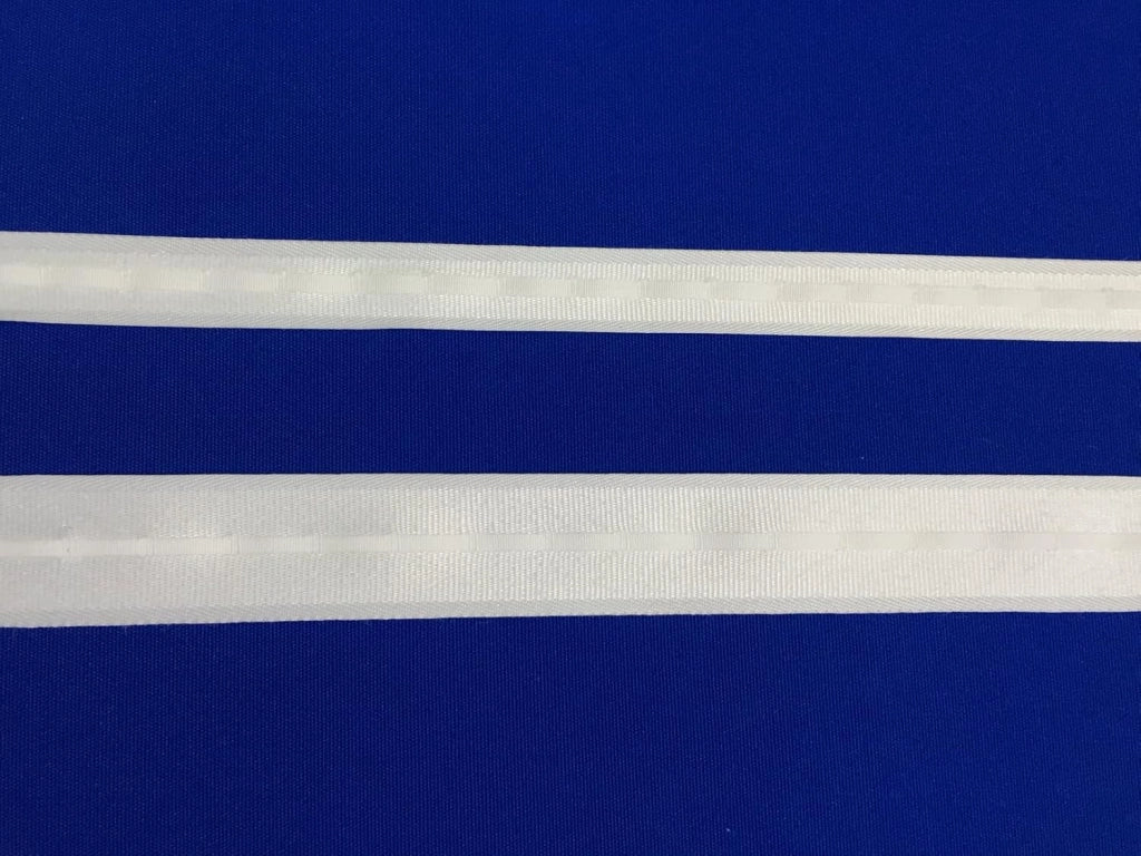 Fettuccia Per Tende A Pacchetto Steccato Nastro Bianco Da Cucire Vendita al Metro lineare (Bianco mm 30 FET 016)