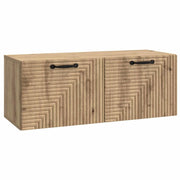 Mobile Porta TV da Muro-Credenza per TV sospesa Rovere Artigianale 78,5 x 31 x 30 cm 864502