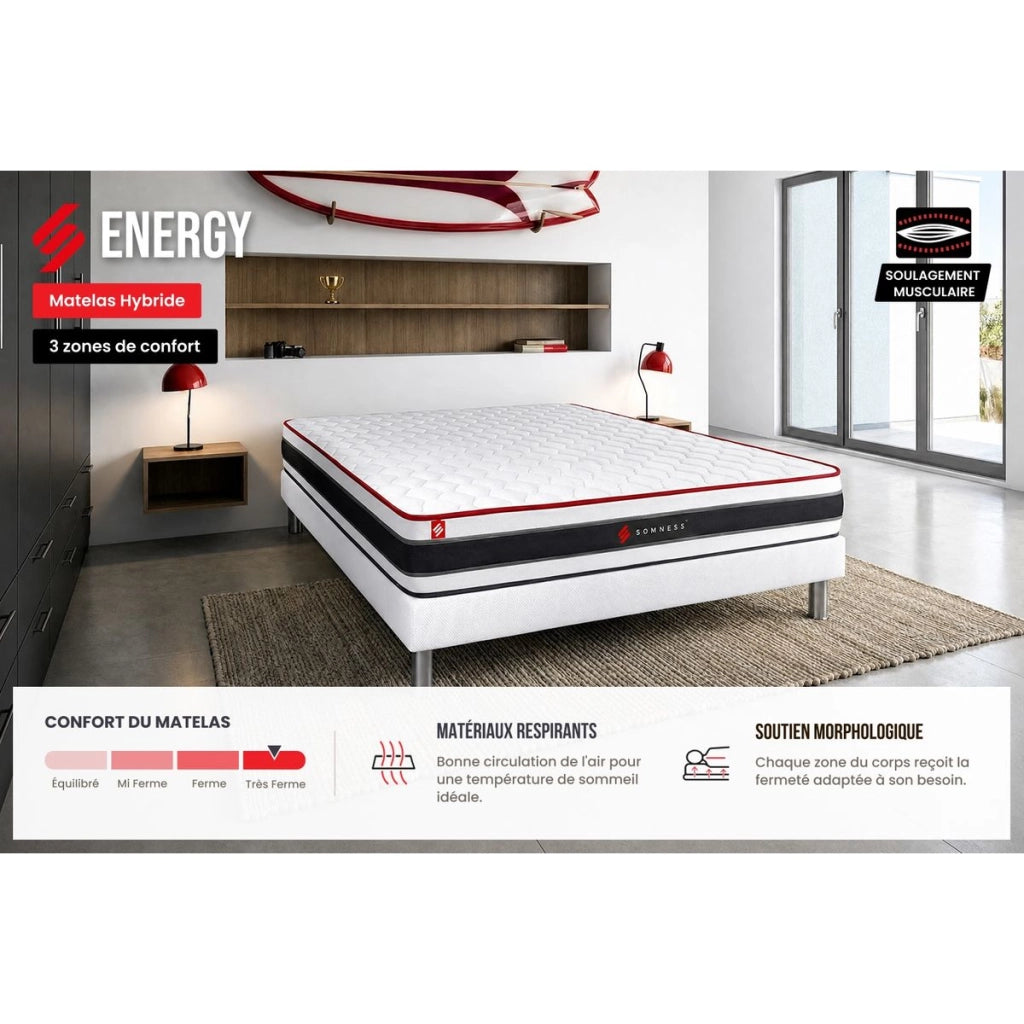 Set materasso e base 160x200 cm - Energy