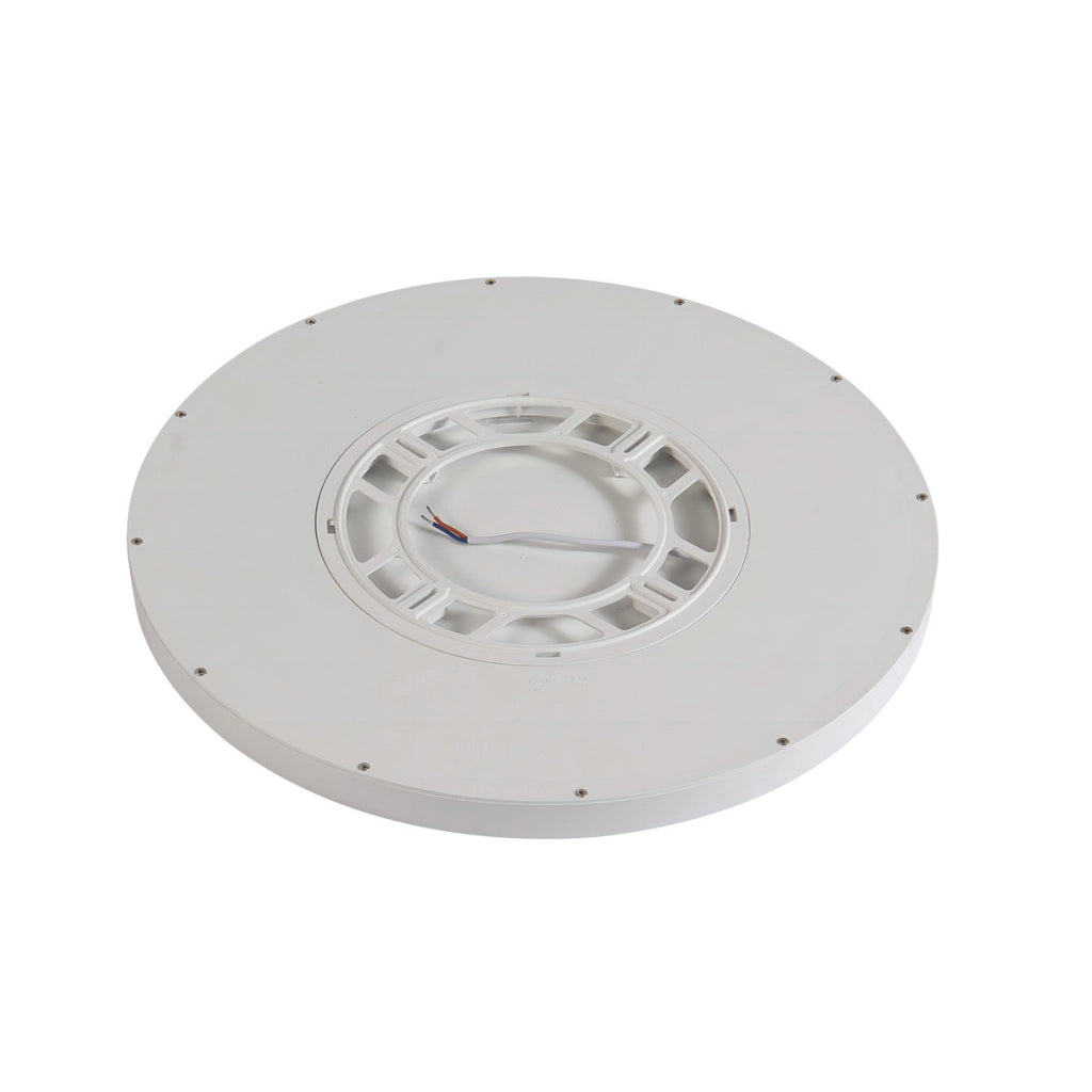 Plafoniera moderna bianca tonda 48cm LED 40W CCT