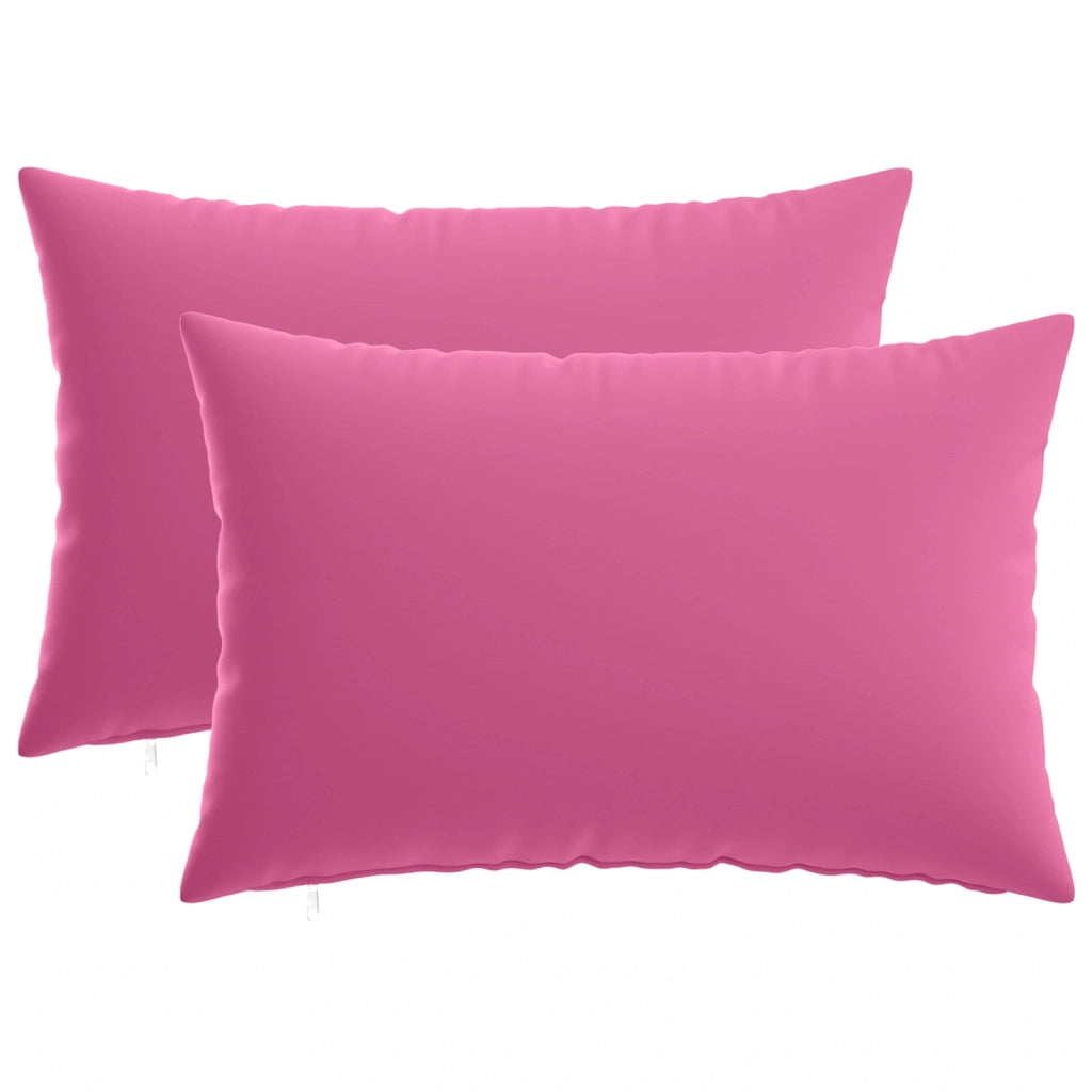 Federa 2 pcs HEERLEN Rosa 30 x 50 cm Poliestere 907843