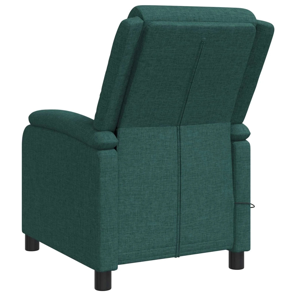 Poltrona Massaggiante Verde Scuro Tessuto 42034874