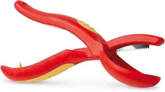 Snipatore di castagne efficiente con lama in acciaio e manico antiscivolo, 19,5 x 3 cm