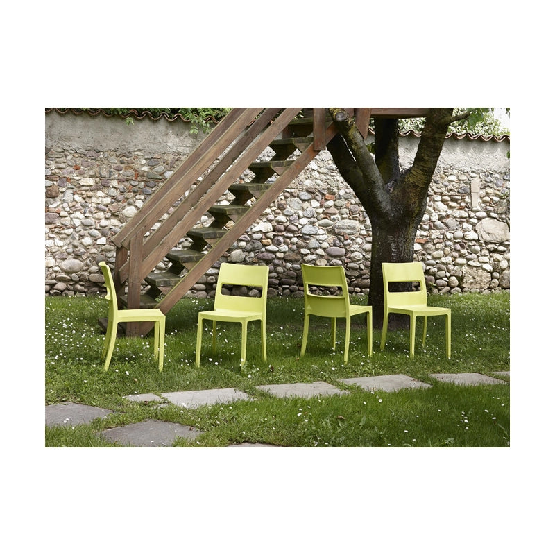 SET SEI SEDIE SAI TECNOPOLIMERO SCAB DESIGN MADE IN ITALY - Lino 11