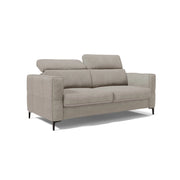 Gardenia Divano letto materasso alto 18 cm con poggiatesta reclinabili e rivestimento impermeabile T02 218 cm (mat. 160x197) grigio chiaro