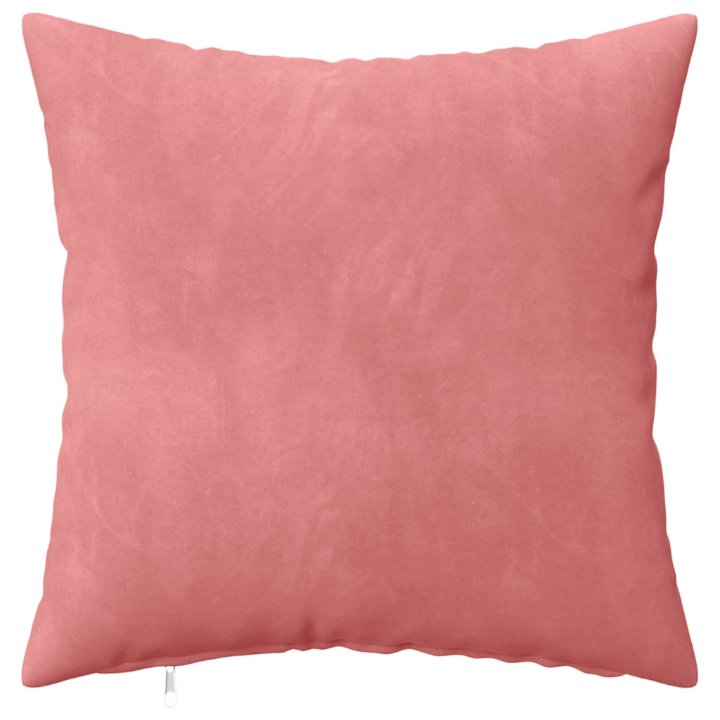 Federa 2 pcs HEERLEN Rosa 30 x 30 cm Velluto 907373