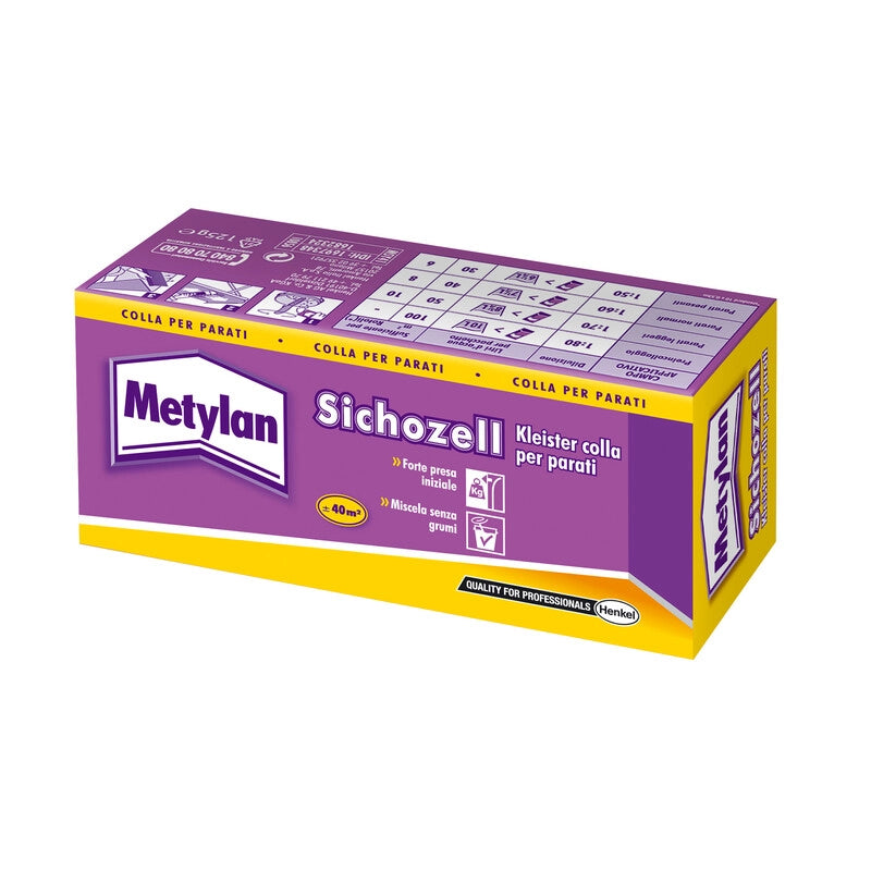 METYLAN SICHOZELL GIALLA ADESIVO PARATI 125 G- HENKEL ITALIA- 1,0 pz