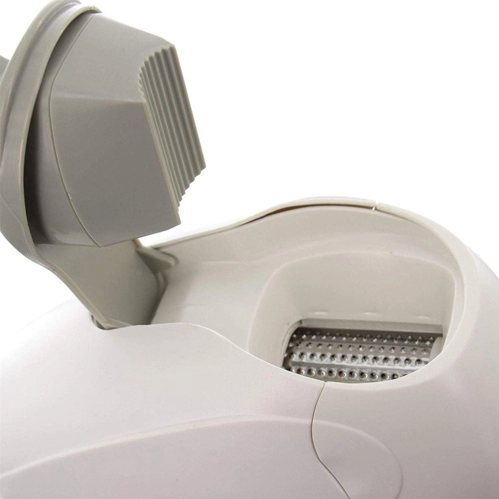 Trade Shop - Grattugia Elettrica Professionale 250w Per Formaggio Con Contenitore E Rullo -