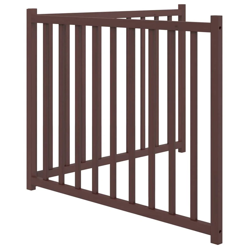 Cancelletto di sicurezza pieghevole per cani 2 pannelli 160 cm legno massello di abete marrone 02_0023050