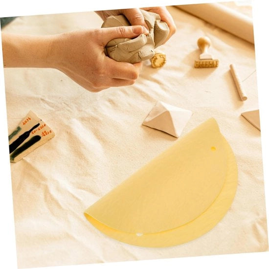 Supporti per vaso in PVA assorbenti 4 pezzi - Supporto per vaso con tessuto assorbente - Duurzaam PVA - Giallo - Rapida assorbimento dell'acqua