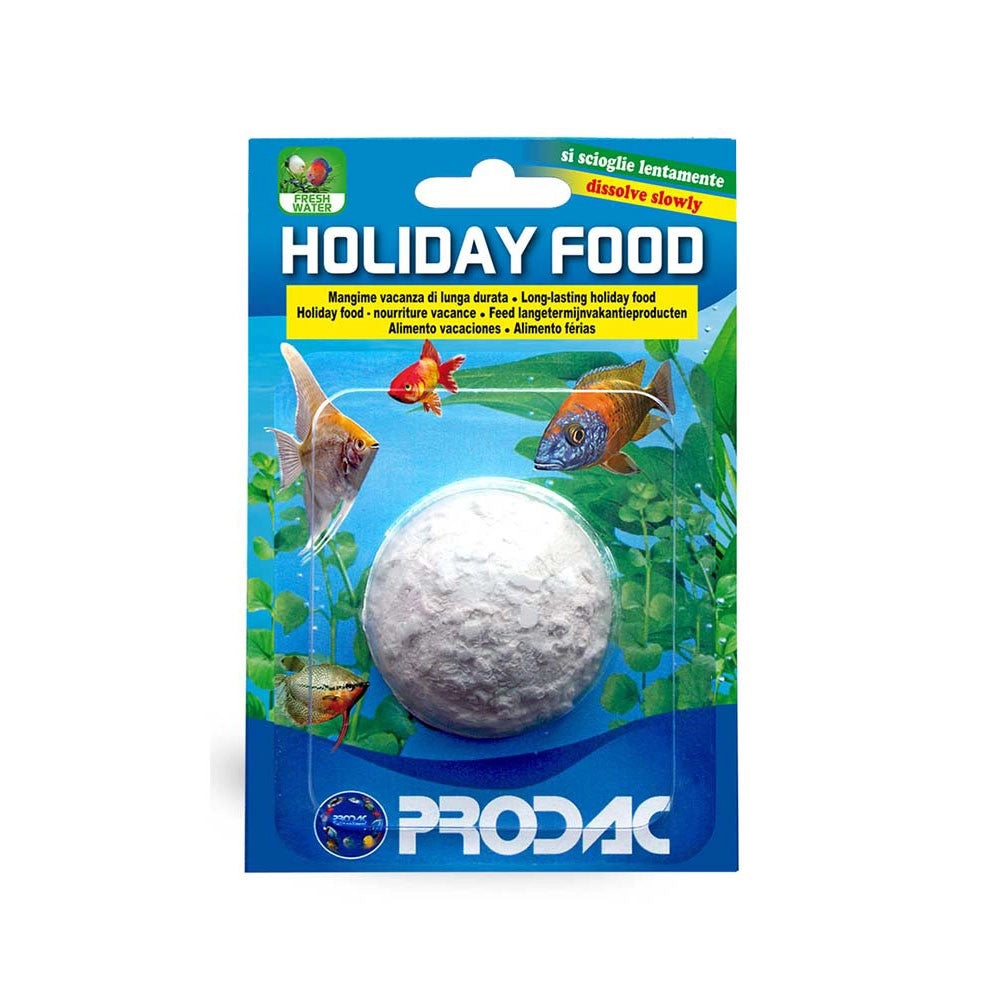 Prodac Holiday 20gr - Blocco di Mangime per Assenze Prolungate