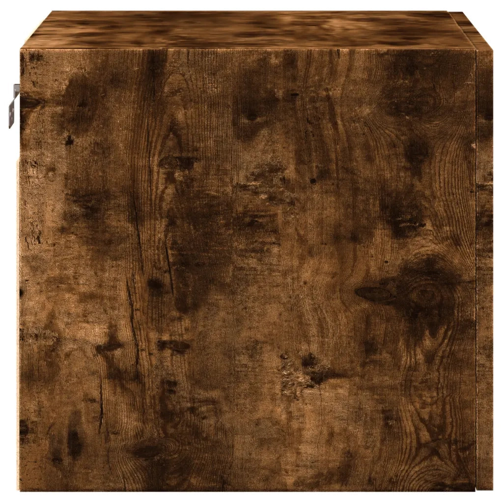 Armadietto a Muro | Mobile a Parete Rovere Fumo 45x42,5x40 cm in Legno Multistrato