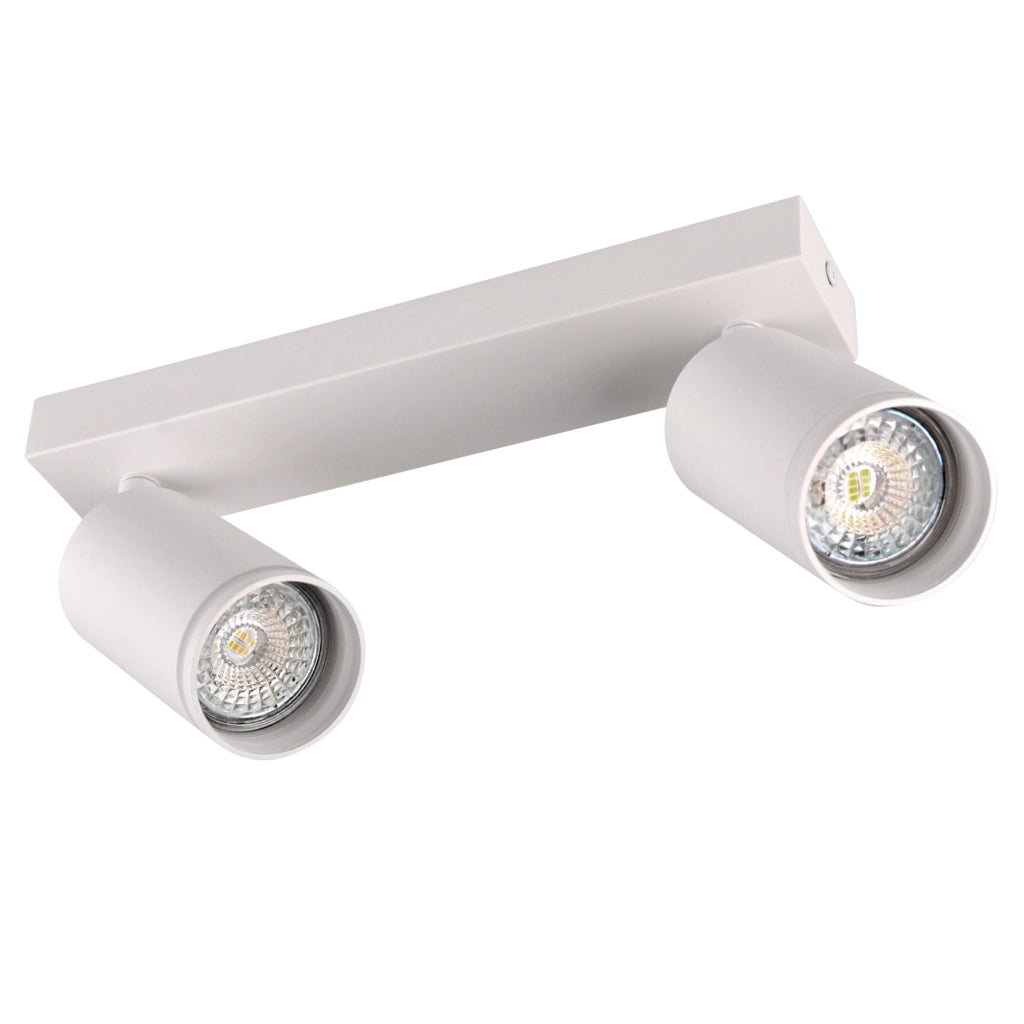 Lampada parete/soffitto 2xGU10 bianca Paris Polux 322289