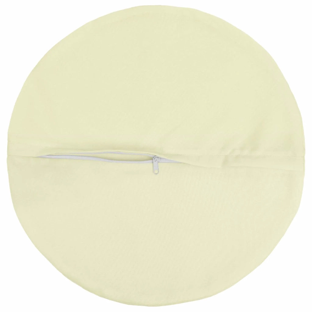 Federa 2 pcs HEERLEN Crema Ø 30 cm Poliestere 922025