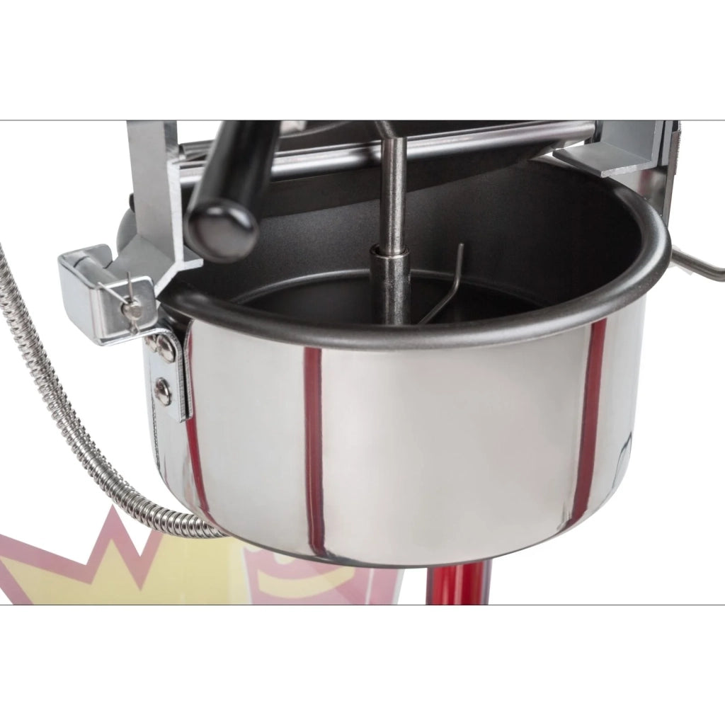 Macchina professionale per popcorn nera 1600 watt 3614066