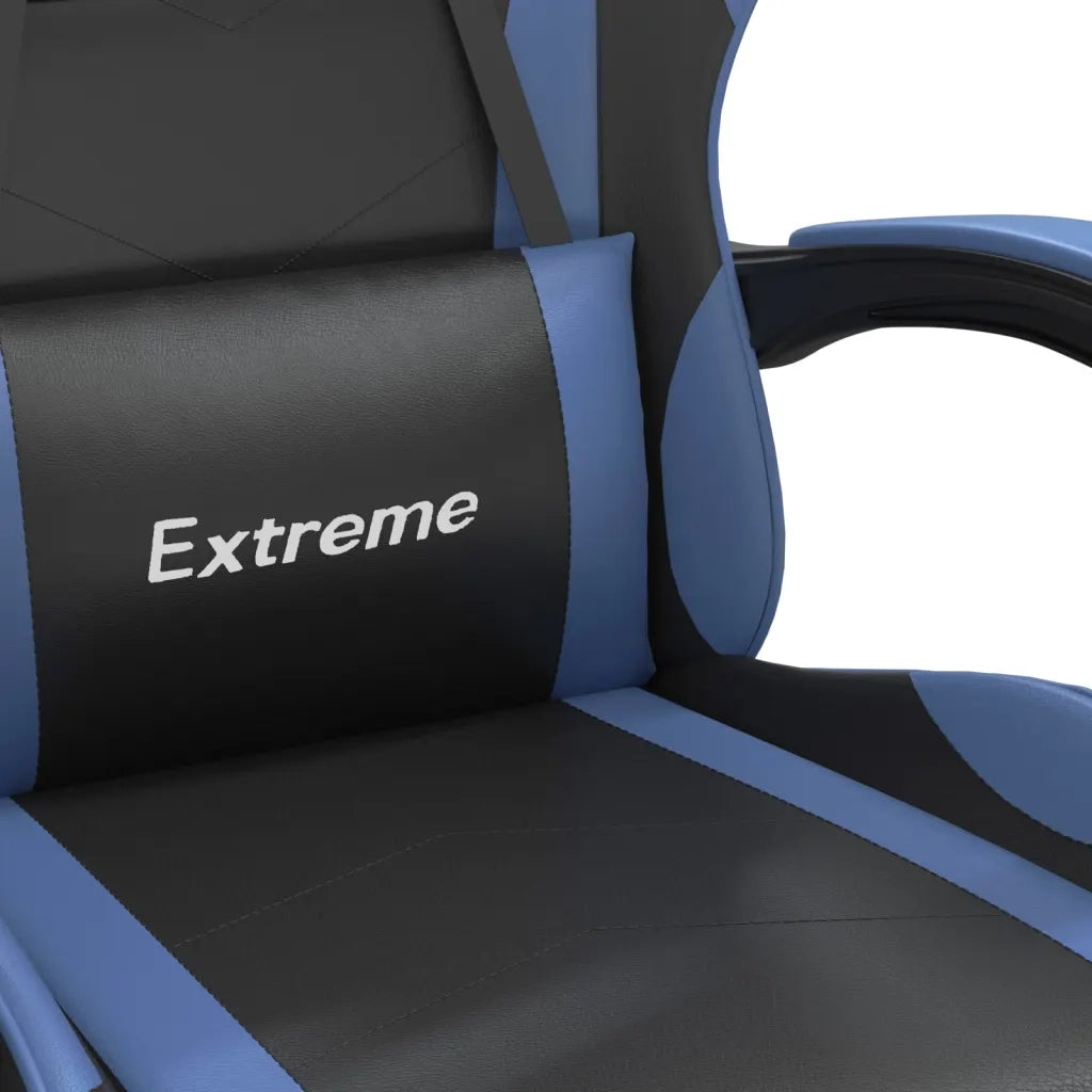 Sedia da Gaming Nera e Blu in Similpelle 3143866