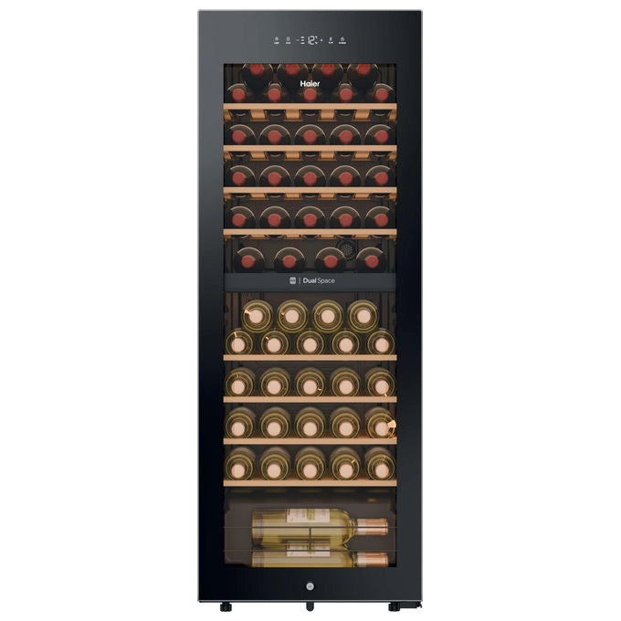 Haier HWS56GDG Wine Bank 50 Serie 5 Cantinetta Vino 56 Bottiglie 2 Zone Temperatura 109 L 37 dB Classe G colore Nero
