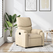 Poltrona Reclinabile in Tessuto Crema 373419